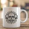 Artistic Shih Tzu In SVG & PNG