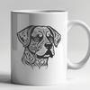 Ornate Rottweiler In DXF Format - Free Download