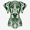 Creative Great Dane SVG - For Glowforge Project