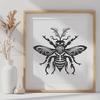 Beautiful Bee - Laser Cutter DXF Free Download