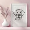 Stunning Labrador Retriever In PDF And PNG