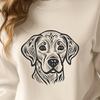 Ornate Dog In DXF Free Commercial Use Download