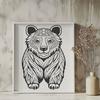 Unique Bear Clipart SVG - Free Download