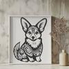 Sitting Corgi DXFs - Free Commercial Use