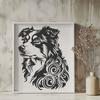 Ornate Australian Shepherd - DXF Format