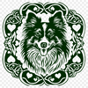 Free Creative Shetland Sheepdog Clip Art