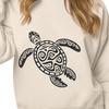 Ornate Sea Turtle Digital Drawing