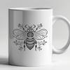 Ornate Bee - Sublimation DXF