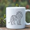 Stunning Lion In DXF