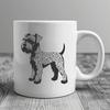 Stunning Standing Miniature Schnauzer In SVG - Commercial Use