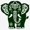 Creative Standing Elephant PNG