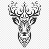 Unique Deer In DXF Free Commercial Use Download