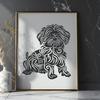 Ornate Havanese In PDF And PNG