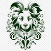 Ornate Shetland Sheepdog DXFs - Free Download