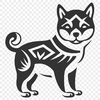 Beautiful Dog In SVG Format - Free Download