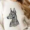 Doberman Pinscher In DXF