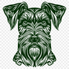 Stunning Miniature Schnauzer In SVG, PNG, PDF And DXF File Formats - Free