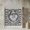 Beautiful Shetland Sheepdog In SVG - Free Download