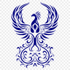 Free Ornate Pheonix Clip Art