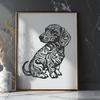 Creative Dachshund - Laser SVG