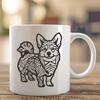 Free Standing Welsh Corgi Printable Artwork