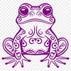 Ornate Toad SVG, PNG, PDF And DXF Files