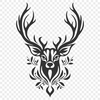 Beautiful Deer - Laser Cutter PNG Free Download