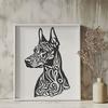 Free Unique Doberman Pinscher Decal