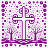 Ornate Crucifix Decal