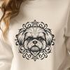 Artistic Shih Tzu - Vinyl DXF