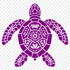 Artistic Sea Turtle Decal