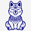 Sitting Shiba Inu PDFs - Free Commercial Use