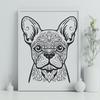 Ornate French Bulldog In PDF For Free Download