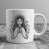 Stunning Virgin Mary In DXF Free Commercial Use Download