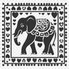 Artistic Elephant Printable Image