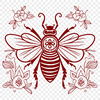 Creative Bee - Gardening PNG Free Download