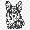 Free Unique Corgi Vector Illustration