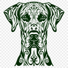 Ornate Great Dane SVG, PNG, PDF And DXF Files