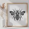 Stunning Bee Artwork - Free SVG