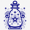 Ornate Potion Bottle SVG