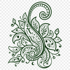 Creative Paisley Vector Art