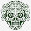 Unique Skull SVG, PNG, PDF And DXF Files