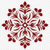 Snowflake Stencil In DXF File Format For Free Download