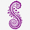 Free Ornate Paisley Digital Drawing