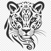 Beautiful Big Cat - DXF For Commercial Use