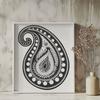 Beautiful Paisley - Laser Cutter SVG