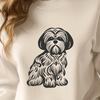 Ornate Shih Tzu Digital Art