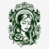 Free Creative Virgin Mary Clipart