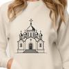 Iconic Orthodox church exterior with ornate details and traditional architecture.