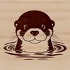A small aquatic mammal with a sleek body and brown fur, native to freshwater habitats.